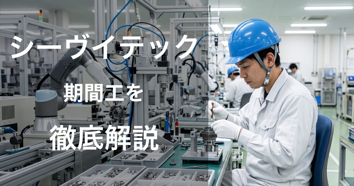 CVテック（シーヴイテック）期間工の評判・給料を完全解説