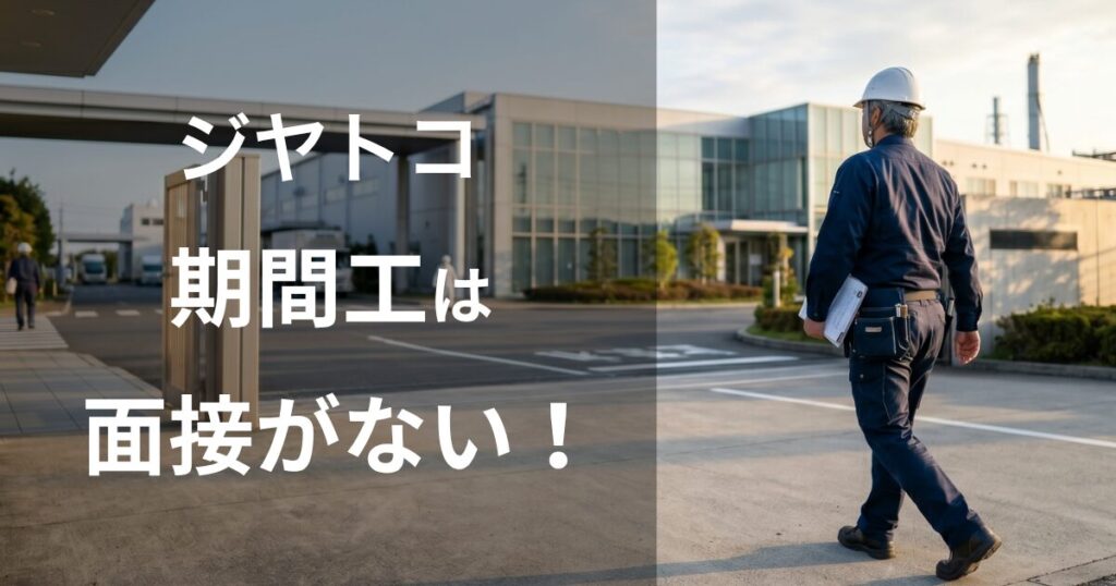 ジヤトコ期間工は面接なし