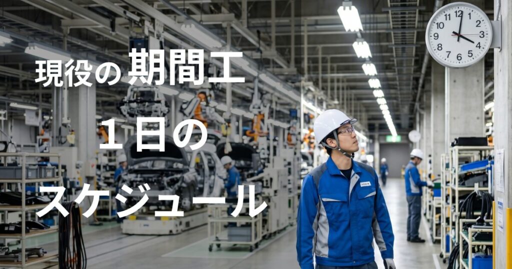 現役期間工の1日のスケジュール