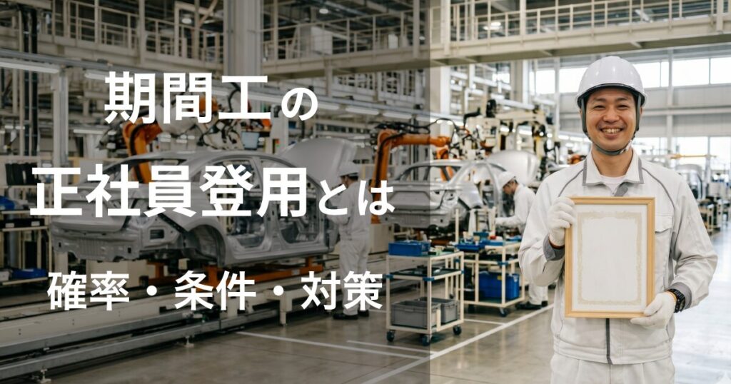 期間工の正社員登用とは