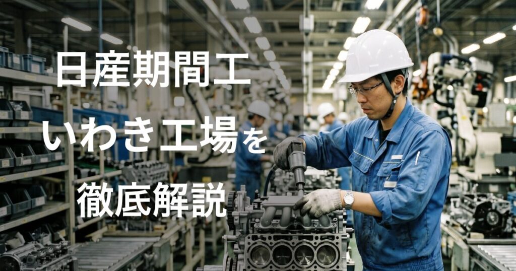 日産期間工（いわき工場）の給料・仕事内容・寮を解説