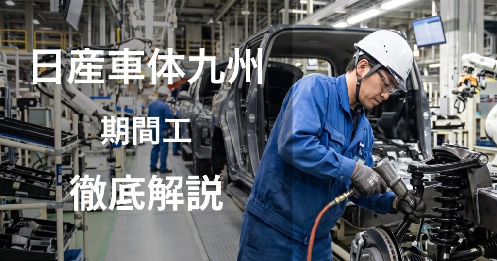 日産車体九州期間工の給料・仕事内容・待遇まとめ