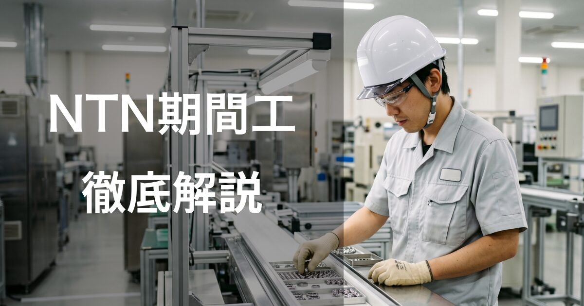 NTN期間工の評判・給料・仕事内容まとめ