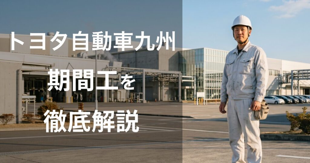 トヨタ自動車九州期間工の給料・仕事内容・寮を元期間工が解説