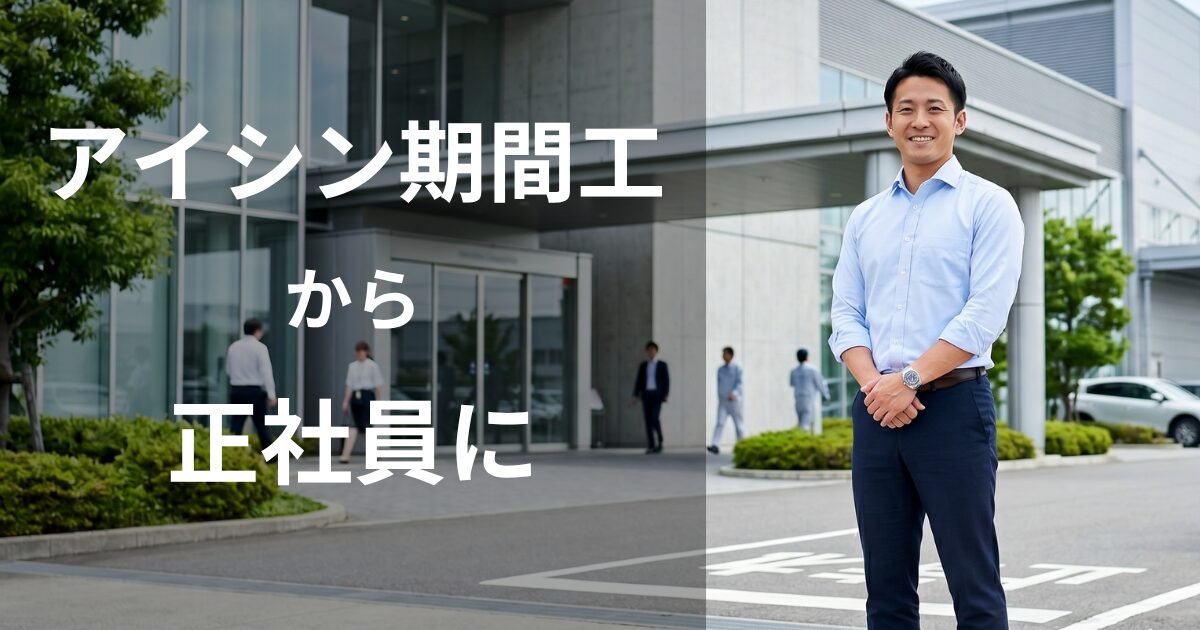 アイシン期間工から正社員になる方法