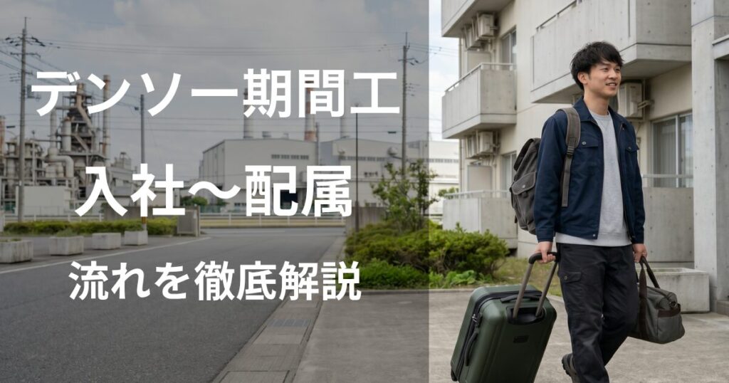 デンソー期間工の入社〜配属の流れ