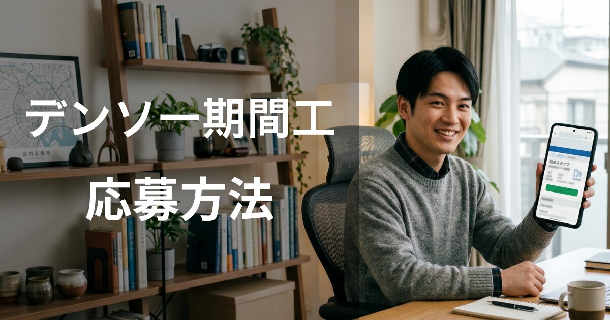 デンソー期間工の応募方法2通りを比較