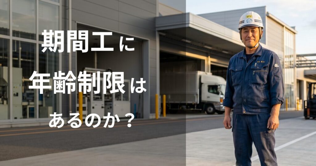 期間工に年齢制限はある？