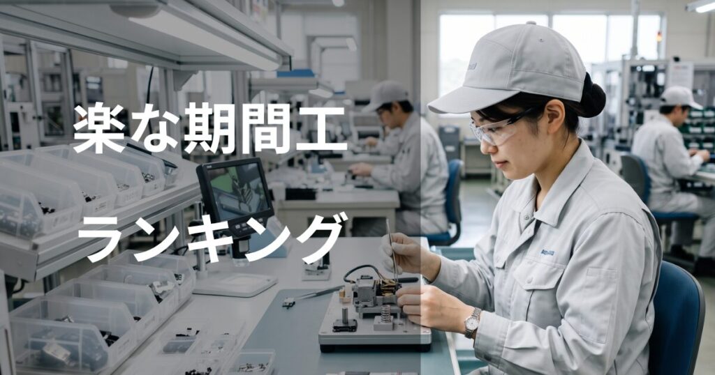 楽な期間工メーカーランキング