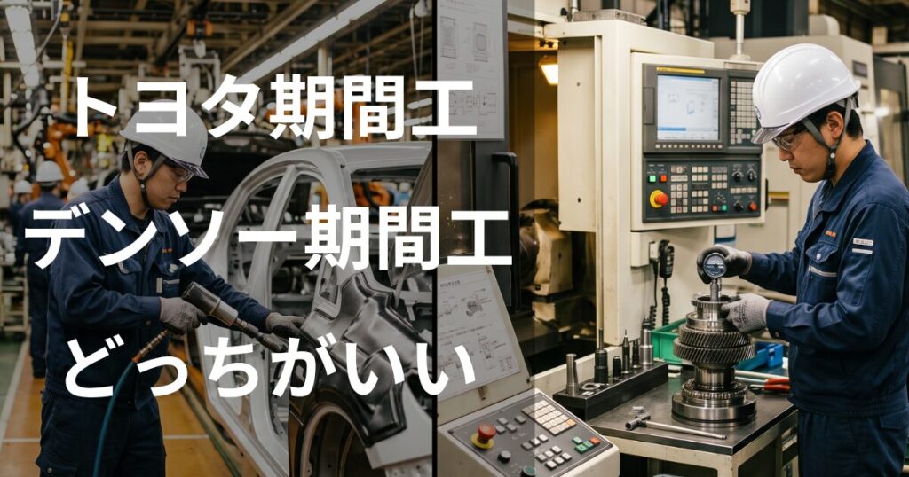 トヨタとデンソーの期間工どっちがいい？