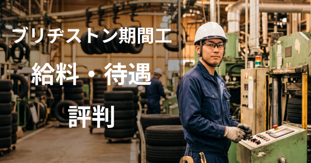 ブリヂストン期間工の給料・待遇・評判