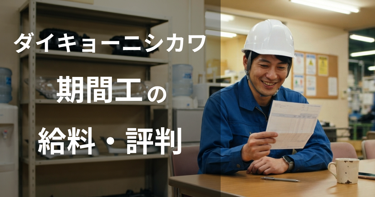 ダイキョーニシカワ期間工の給料・評判