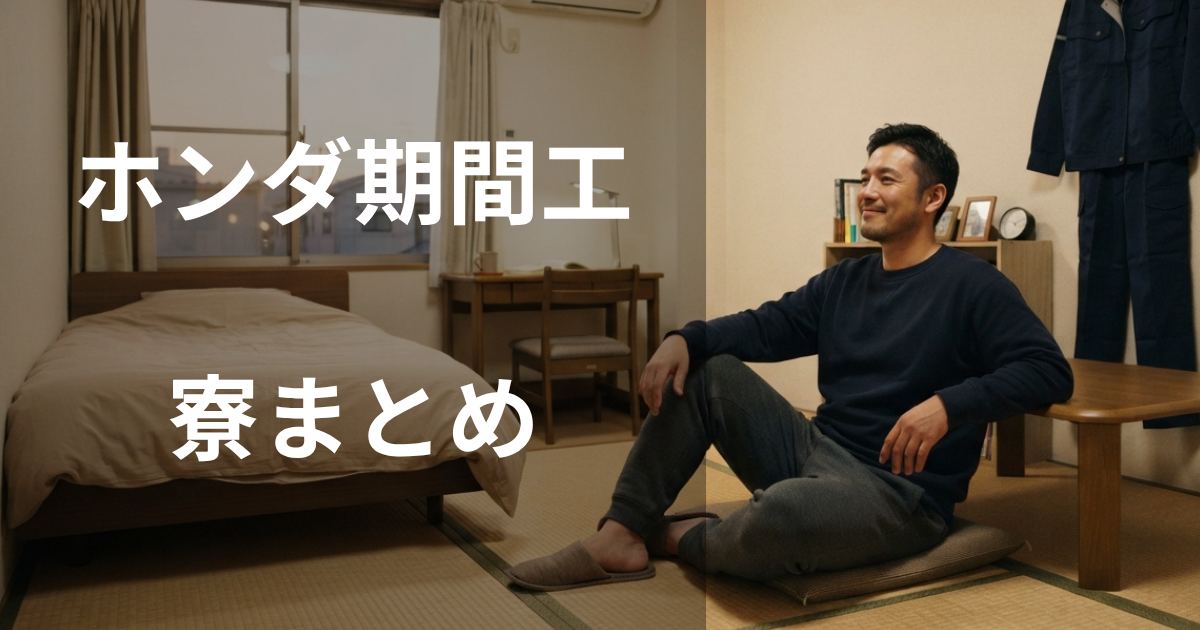 ホンダ期間工の寮まとめ