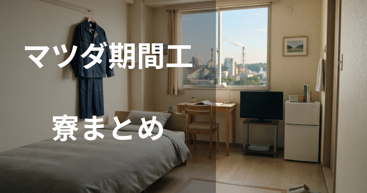 マツダ期間工の寮まとめ