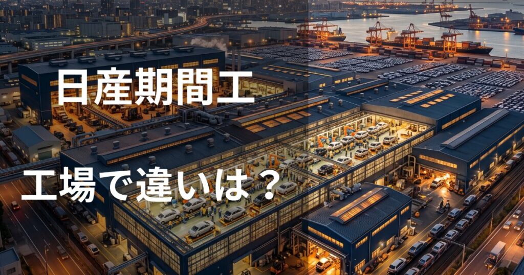 日産期間工は工場でどう違う？
