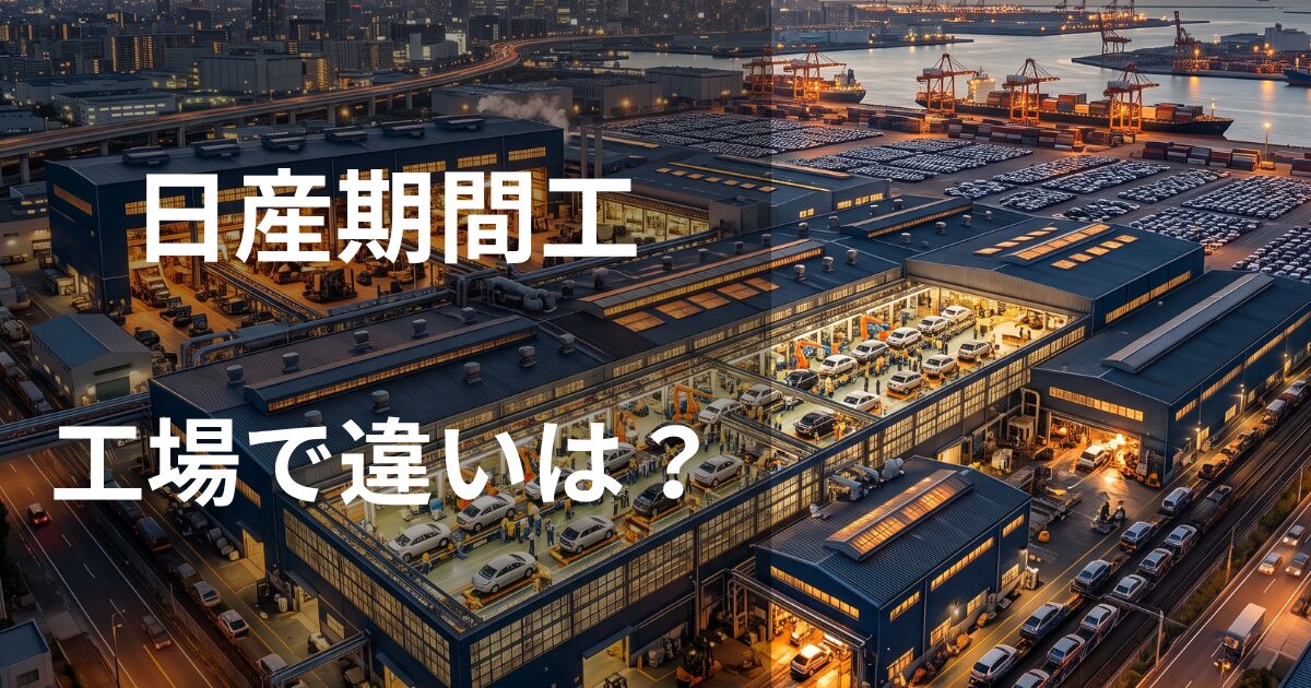 日産期間工は工場でどう違う?