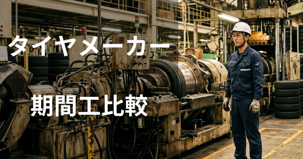 タイヤメーカーの期間工比較