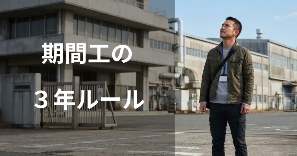 期間工の3年ルールとは？