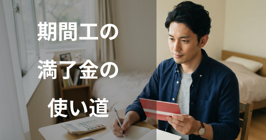 期間工の満了金の使い道・おすすめの運用先