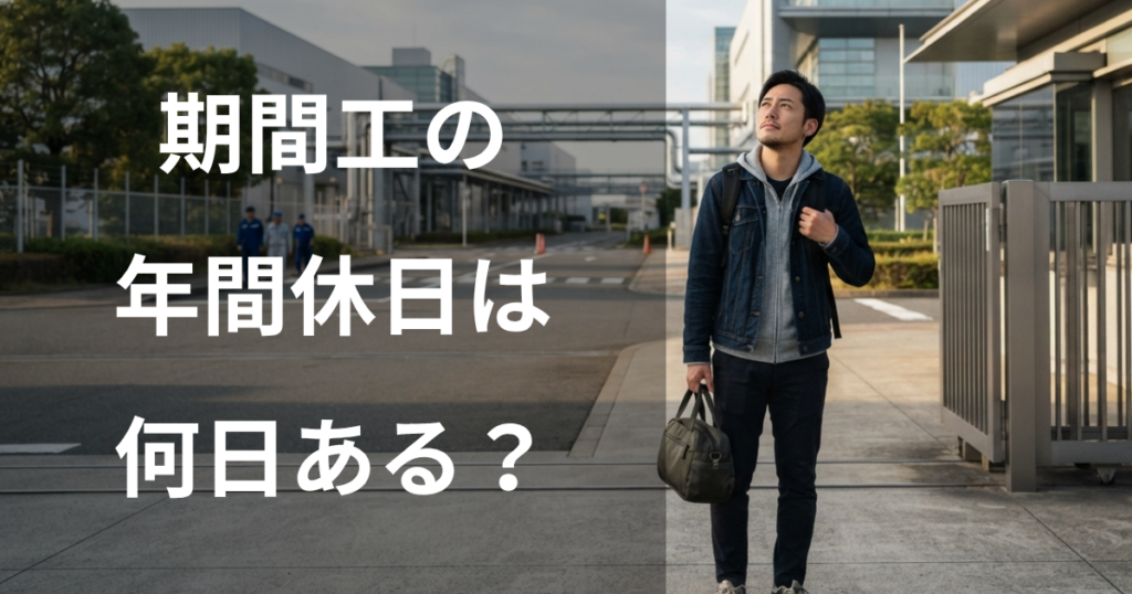 期間工の年間休日は何日？