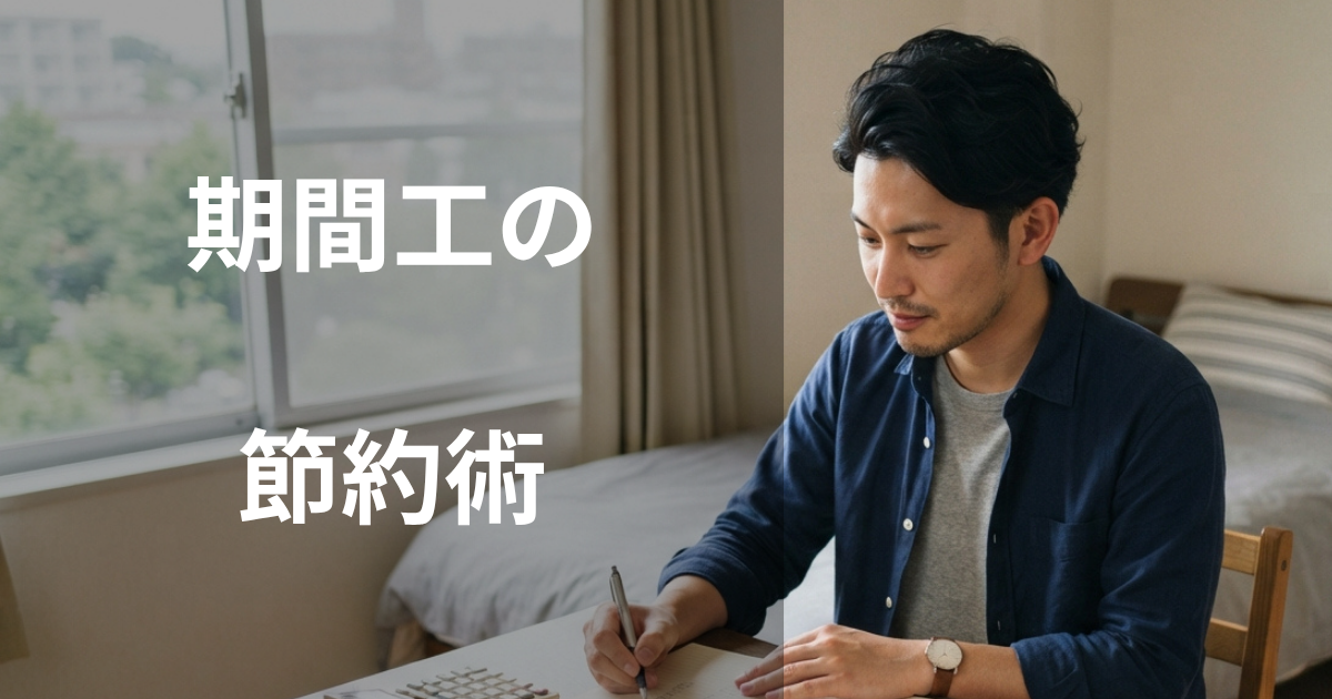 期間工の節約術