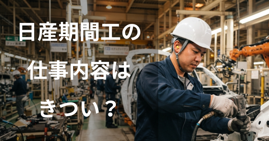 日産期間工の仕事内容はきつい？